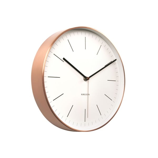 Baltas laikrodis Dabartinis laikas Minimalus-image-2