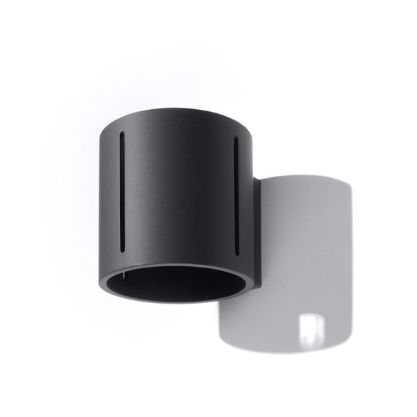 Sieninė lempa juodos spalvos Vulco – Nice Lamps