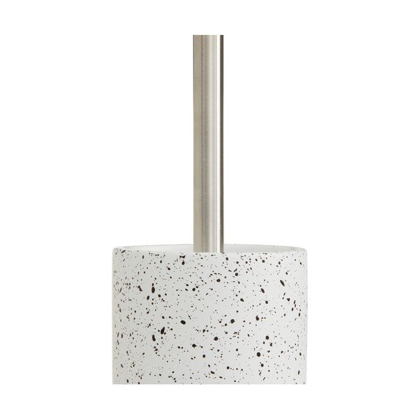 Kreminės spalvos iš betono tualeto šepetys Mozie – Premier Housewares-image-3