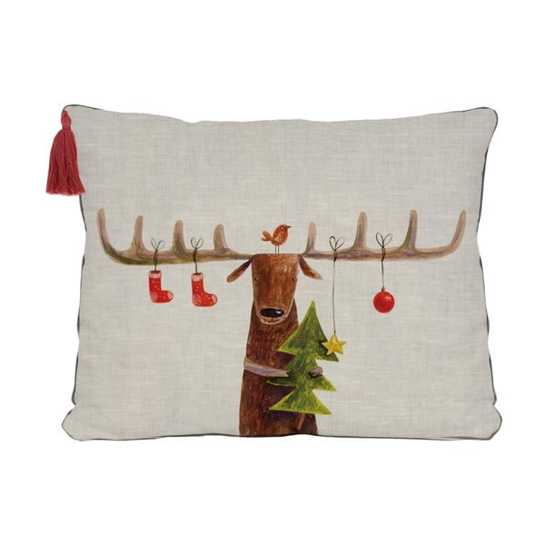 Kalėdinė dekoratyvinė pagalvėlė 35x50 cm Reindeer - Little Nice Things