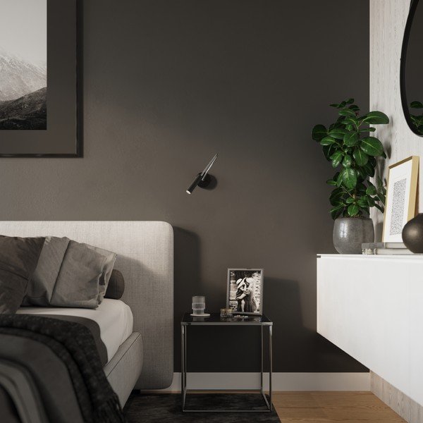 Sieninė lempa juodos spalvos Aludra – Sollux-image-2