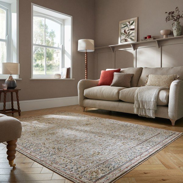 Natūralios spalvos kilimas 120x160 cm Meena Vintage – Flair Rugs-image-2