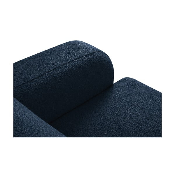Sofa tamsiai mėlynos spalvos iš boucle 170 cm Molino – Micadoni Home-image-4