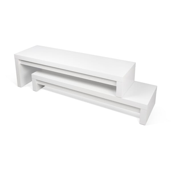 Baltas TV staliukas TemaHome Cliff Walnut-image-3