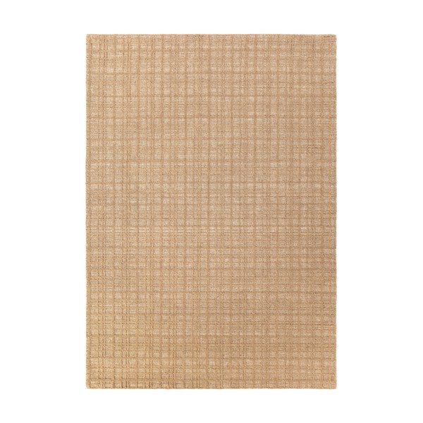 Rankų darbo smėlio spalvos iš vilnos mišinio kilimas 160x230 cm Thatch Honey – Asiatic Carpets
