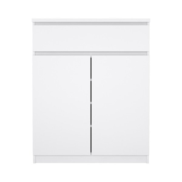 Baltos spalvos šoninė spintelė 80x100x40 cm Naia – Tvilum-image-3
