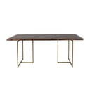 Valgomojo stalas su plieno rėmu Dutchbone Class, 220 x 90 cm