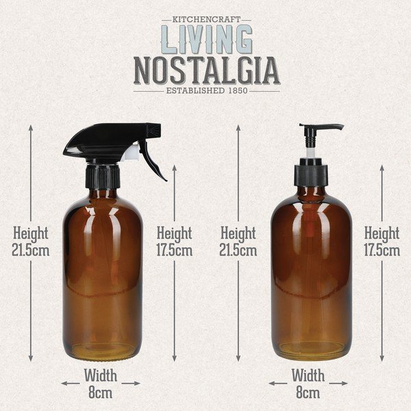 2 valiklio butelių rinkinys Kitchen Craft Living Nostalgia-image-1