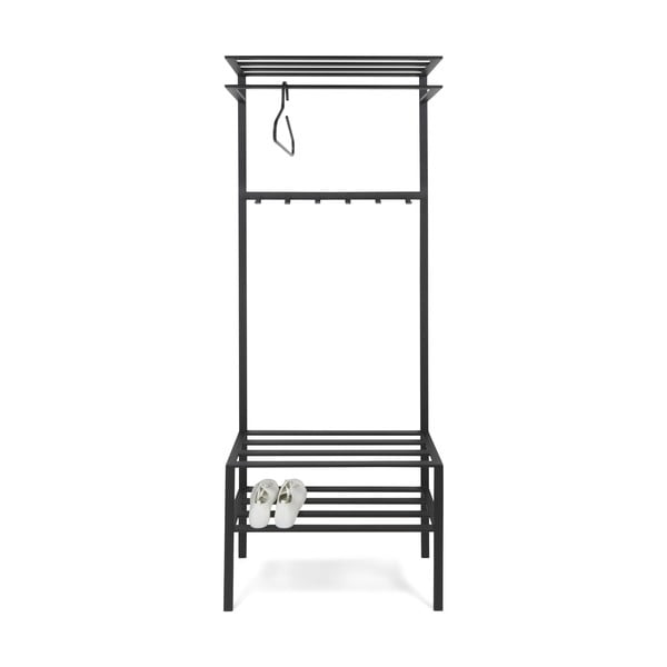 Koridoriaus baldas iš metalo juodos spalvos Ivar – Spinder Design