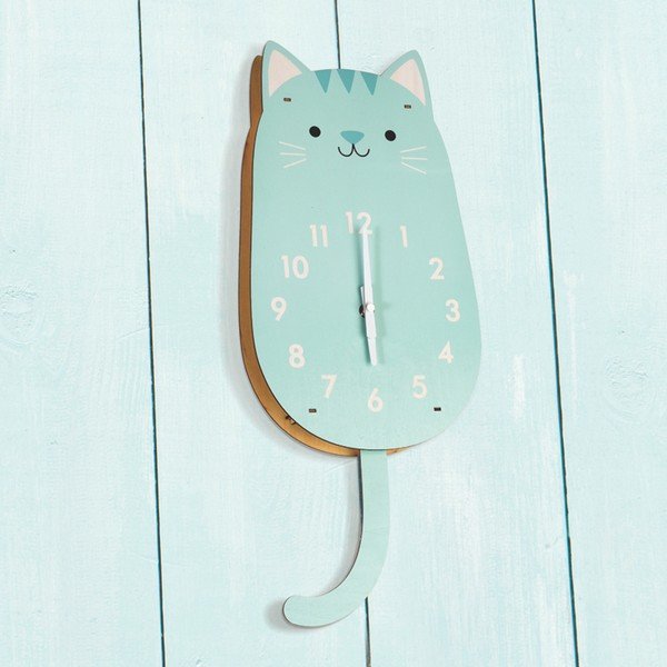 Medinis laikrodis Rex London Cookie The Cat-image-1