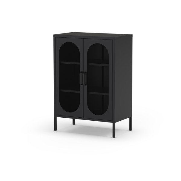 Spintelė juodos spalvos 70x100 cm Diora – Marckeric-image-2