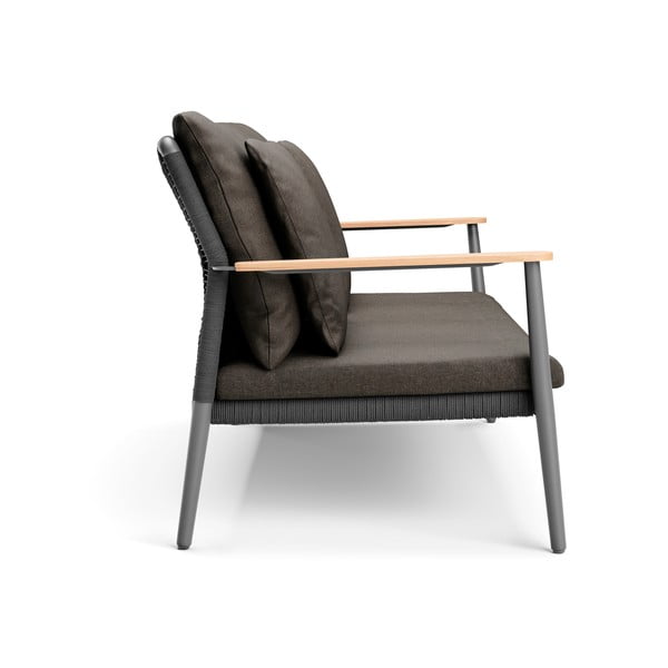 Tamsiai pilkos spalvos sodo sofa Ray – Diphano-image-3