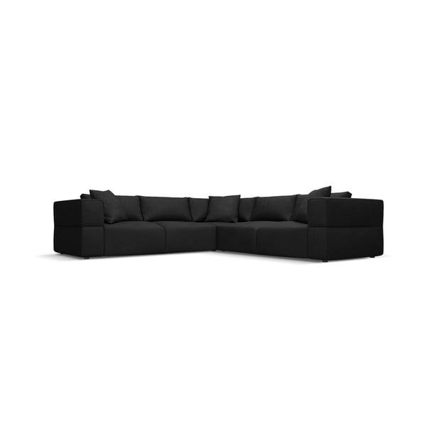 Kampinė sofa juodos spalvos (kintama) Esther – Milo Casa-image-2