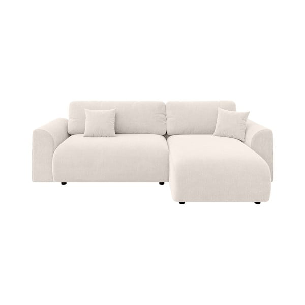 Sulankstoma kampinė sofa baltos spalvos (kintama) Lorine – Ropez-image-2