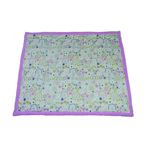 Rožinės ir smėlio spalvos kūdikių antklodė 80x100 cm - OYO kids-image-2