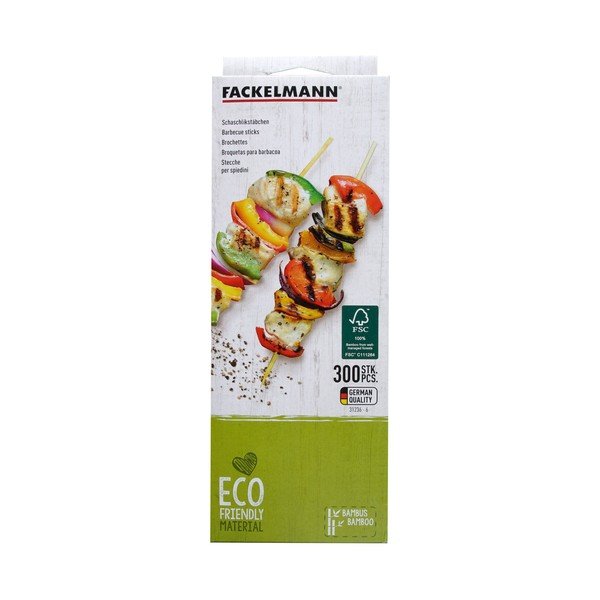 300 bambukinių iešmelių rinkinys Fackelmann Nature-image-1