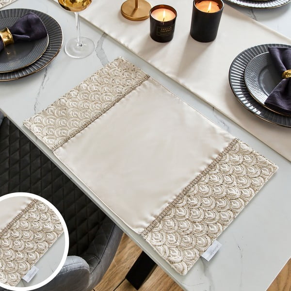 Iš tekstilės padėkliukai 4 vnt. 30x46 cm Deco Sequin – Catherine Lansfield-image-4