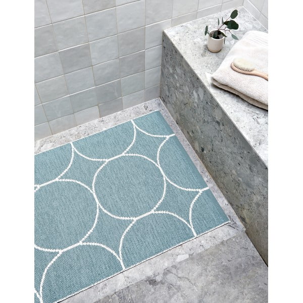 Šviesiai mėlynos spalvos lauko kilimas 70x200 cm Boo Haze – Pappelina-image-3