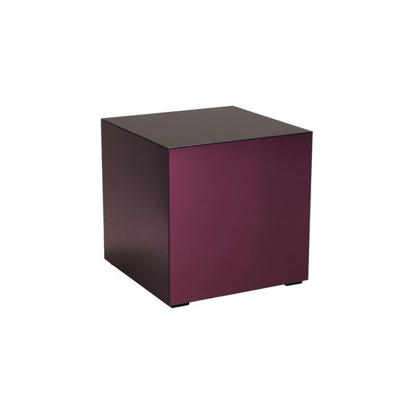 Iš stiklo šoninis stalas 45,5x45,5 cm Cube – Ellos Home