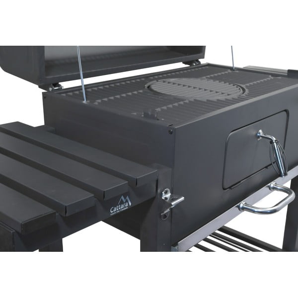 Juodos spalvos medžio anglių kepsninė Cattara Royal Grande XXL-image-3