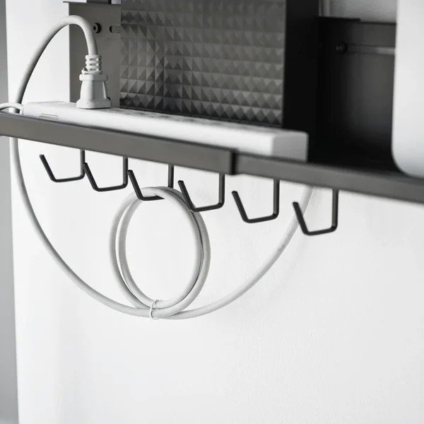 Juodos spalvos iš metalo biuro organizatorius laidams Smart – YAMAZAKI-image-3
