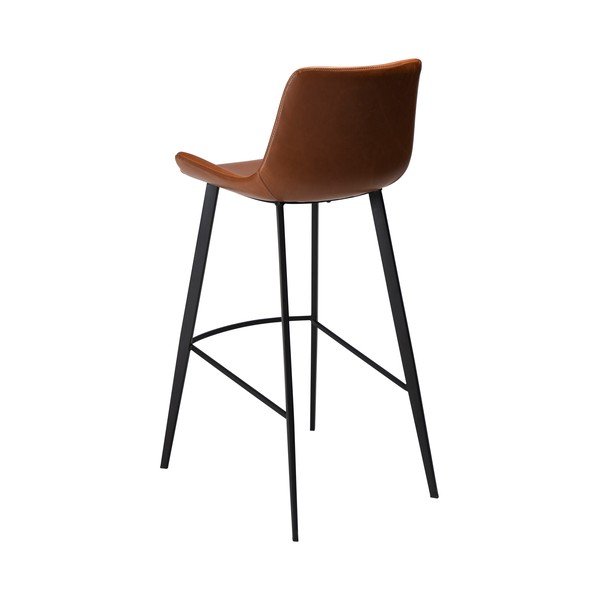 Ruda baro kėdė iš odos imitacijos DAN–FORM Denmark Hype, aukštis 103 cm-image-4