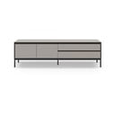 TV spintelė pilkos spalvos/smėlio spalvos 180x55 cm Lorenza – Marckeric