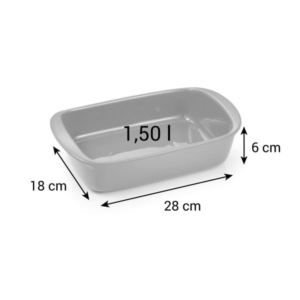 Iš akmens masės kepimo indas 18x28 cm Delícia – Tescoma-image-1