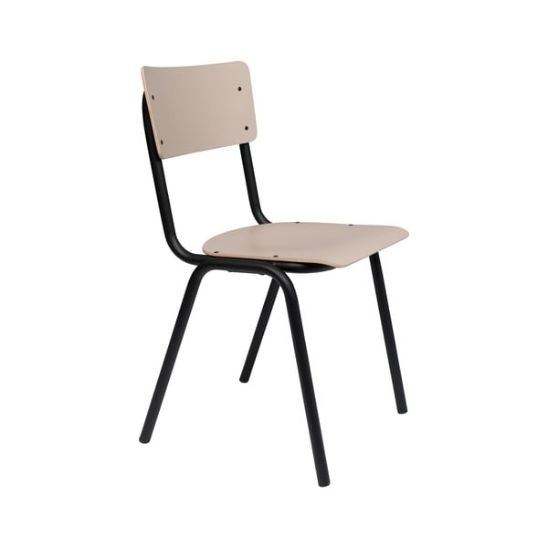 Smėlio spalvos valgomojo kėdės 4 vnt. komplekte Back to school – Zuiver