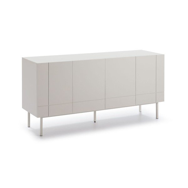 Pilkos ir baltos spalvos komoda Teulat Linea-image-2