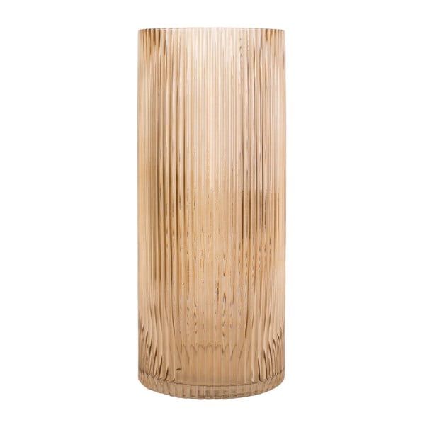 Šviesiai ruda stiklo vaza PT LIVING Allure, aukštis 30 cm-image-4
