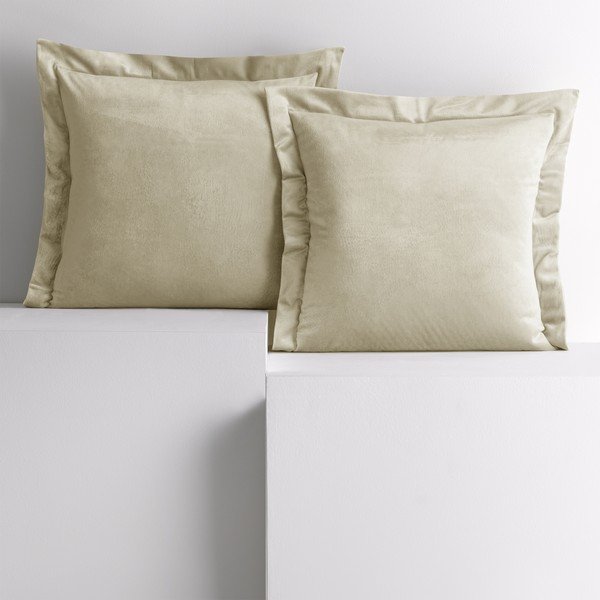 2 kreminių pagalvės užvalkalų rinkinys AmeliaHome, 45 x 45 cm-image-4