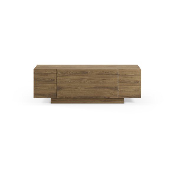 Natūralios spalvos TV spintelė iš ąžuolo 140x45x40 cm Victor – Marckeric