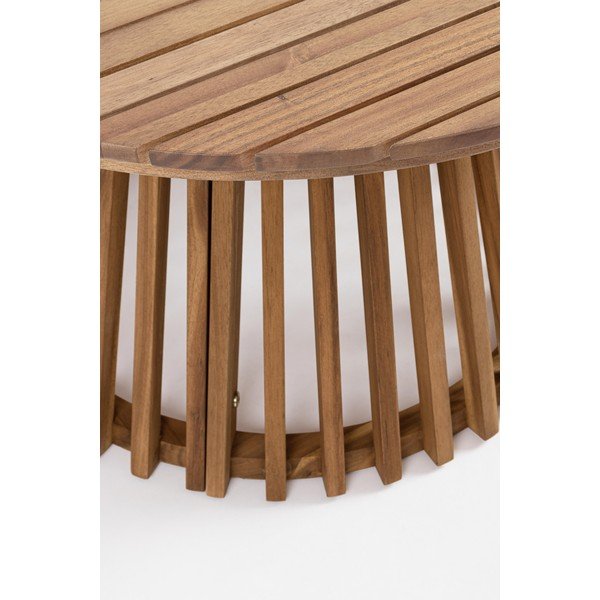 Iš akacijos masyvo apvalios formos sodo kavos staliukas ø 70 cm Rodano – Bizzotto-image-2