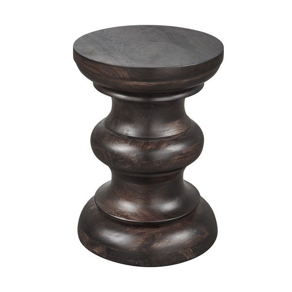 Apvalios formos šoninis stalas iš mango masyvo ø 30 cm Jonah – WOOOD