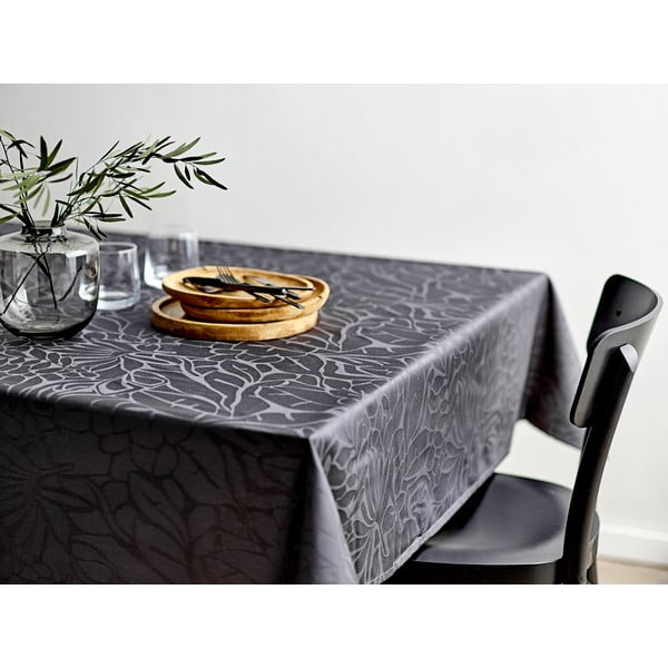 Iš damasko staltiesė 140x370 cm Abstract leaves – Södahl-image-1