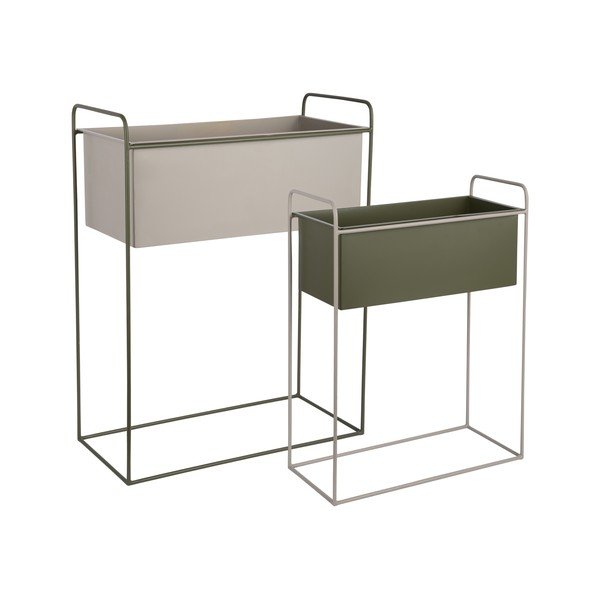 Iš metalo gėlių stovai 2 vnt. (aukštis 65 cm) Reina – PT LIVING