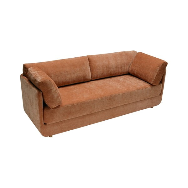 Oranžinė sofa-lova 214 cm Stiny - Sits-image-2