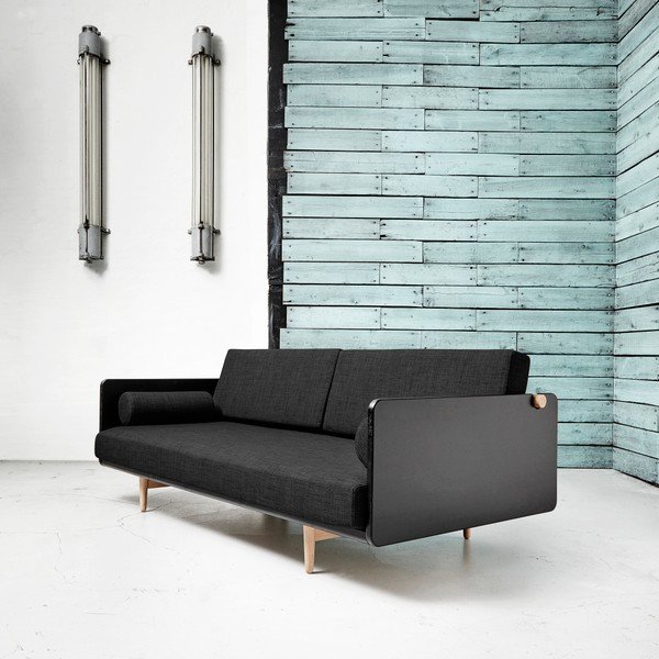 Sofa-lova "Karup Deva" juoda/žalias ąžuolas/tamsus-image-1