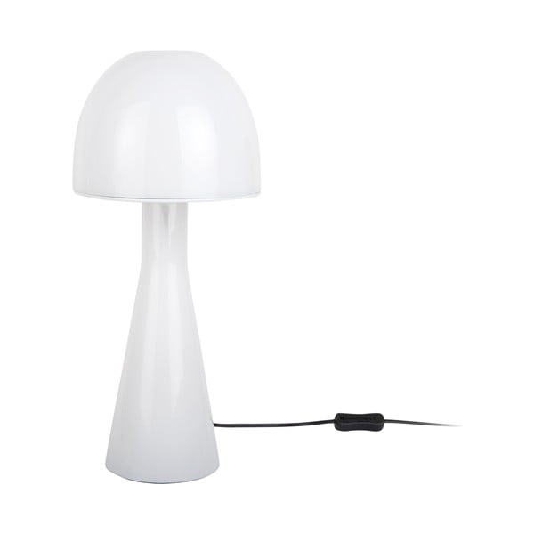 Baltos spalvos stalinis šviestuvas (aukštis 45 cm) su stiklo gaubtu Bombin – Leitmotiv