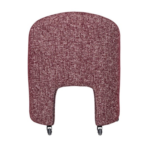 Bordo spalvos iš audinio biuro kėdė Cordo – WOOOD-image-4