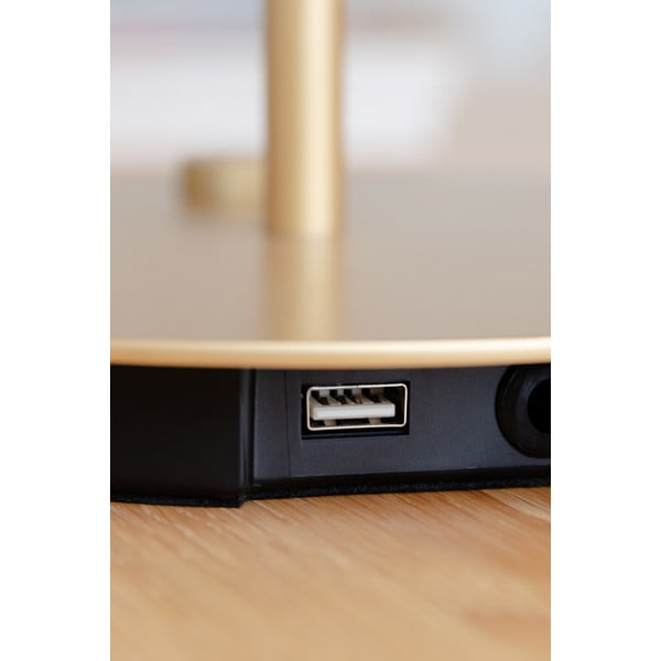 Stalinis šviestuvas šviesiai žalios spalvos LED su pritemdymo funkcija su metaliniu gaubtu (aukštis 41,5 cm) Asteria Table – UMAGE-image-3