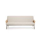 Smėlio spalvos sofa iš šenilinio audinio 205 cm Amsen – Kave Home