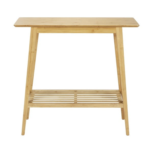 Natūralios spalvos bambuko konsolinis staliukas 30x80 cm Kona - Wenko-image-2