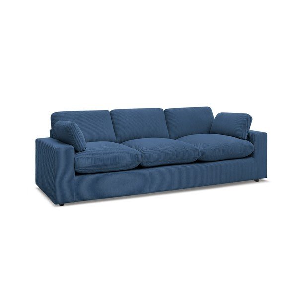 Mėlynos spalvos sofa iš kordinio velveto 250 cm Belair – Bobochic Paris-image-2