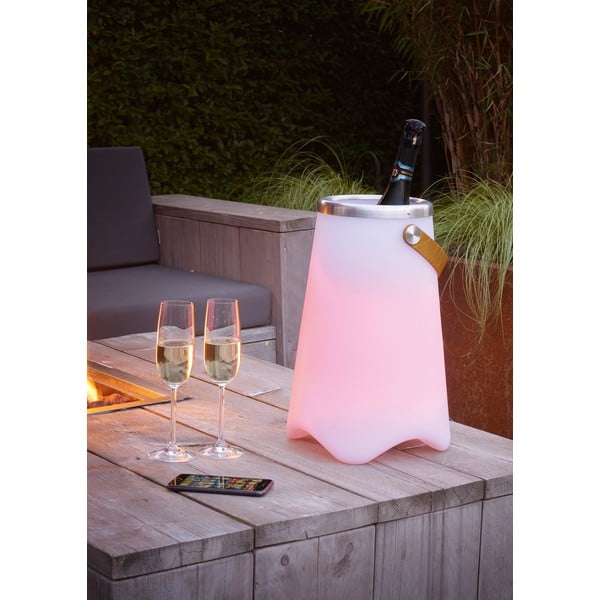 Lauko šviestuvas LED su garsiakalbiu saulės baterijos (aukštis 38 cm) Jamaica – Reality-image-1