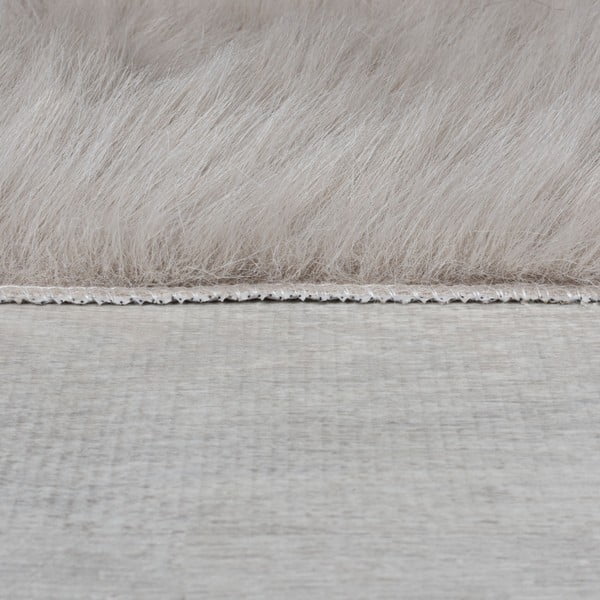 Sintetinė oda ir kailis rudos spalvos 80x150 cm Alpine Faux Fur – Flair Rugs-image-4