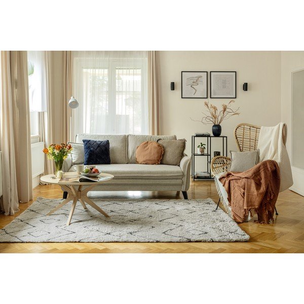 Sulankstoma sofa kreminės spalvos 225 cm Charming Charlie – Miuform-image-3