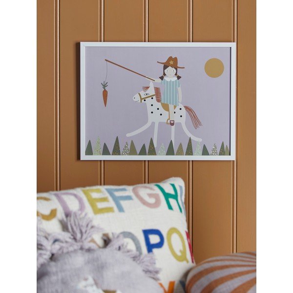 Vaikiškas paveikslas 32x42 cm Rosa – Bloomingville Mini-image-1