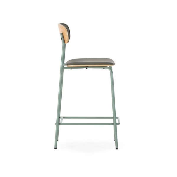 Tamsiai žalios spalvos iš audinio baro taburėtės 2 vnt. (sėdynės aukštis 65,5 cm) Saula – Marckeric-image-3
